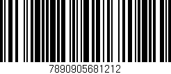 Código de barras (EAN, GTIN, SKU, ISBN): '7890905681212'