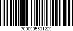 Código de barras (EAN, GTIN, SKU, ISBN): '7890905681229'