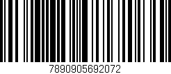 Código de barras (EAN, GTIN, SKU, ISBN): '7890905692072'