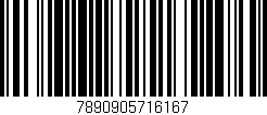 Código de barras (EAN, GTIN, SKU, ISBN): '7890905716167'