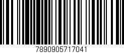 Código de barras (EAN, GTIN, SKU, ISBN): '7890905717041'