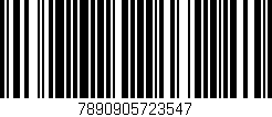 Código de barras (EAN, GTIN, SKU, ISBN): '7890905723547'