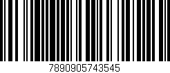 Código de barras (EAN, GTIN, SKU, ISBN): '7890905743545'