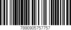 Código de barras (EAN, GTIN, SKU, ISBN): '7890905757757'