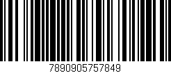 Código de barras (EAN, GTIN, SKU, ISBN): '7890905757849'