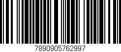 Código de barras (EAN, GTIN, SKU, ISBN): '7890905762997'