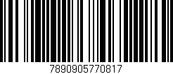 Código de barras (EAN, GTIN, SKU, ISBN): '7890905770817'