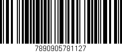 Código de barras (EAN, GTIN, SKU, ISBN): '7890905781127'