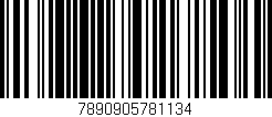 Código de barras (EAN, GTIN, SKU, ISBN): '7890905781134'