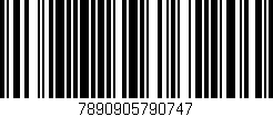 Código de barras (EAN, GTIN, SKU, ISBN): '7890905790747'