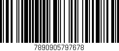 Código de barras (EAN, GTIN, SKU, ISBN): '7890905797678'