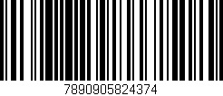 Código de barras (EAN, GTIN, SKU, ISBN): '7890905824374'
