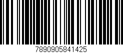 Código de barras (EAN, GTIN, SKU, ISBN): '7890905841425'