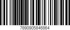 Código de barras (EAN, GTIN, SKU, ISBN): '7890905846864'