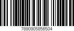Código de barras (EAN, GTIN, SKU, ISBN): '7890905856504'