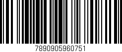 Código de barras (EAN, GTIN, SKU, ISBN): '7890905960751'