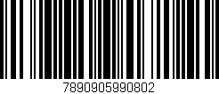 Código de barras (EAN, GTIN, SKU, ISBN): '7890905990802'