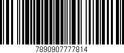 Código de barras (EAN, GTIN, SKU, ISBN): '7890907777814'