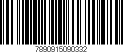 Código de barras (EAN, GTIN, SKU, ISBN): '7890915090332'