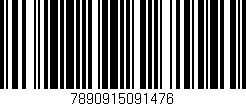 Código de barras (EAN, GTIN, SKU, ISBN): '7890915091476'