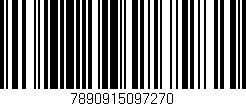 Código de barras (EAN, GTIN, SKU, ISBN): '7890915097270'