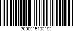 Código de barras (EAN, GTIN, SKU, ISBN): '7890915103193'