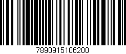 Código de barras (EAN, GTIN, SKU, ISBN): '7890915106200'