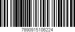 Código de barras (EAN, GTIN, SKU, ISBN): '7890915106224'