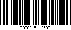 Código de barras (EAN, GTIN, SKU, ISBN): '7890915112508'