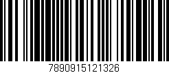 Código de barras (EAN, GTIN, SKU, ISBN): '7890915121326'