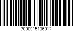 Código de barras (EAN, GTIN, SKU, ISBN): '7890915136917'