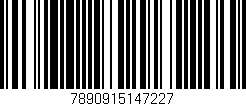 Código de barras (EAN, GTIN, SKU, ISBN): '7890915147227'