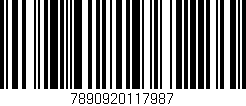 Código de barras (EAN, GTIN, SKU, ISBN): '7890920117987'