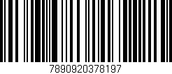 Código de barras (EAN, GTIN, SKU, ISBN): '7890920378197'