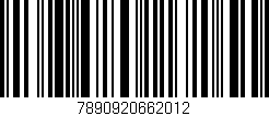 Código de barras (EAN, GTIN, SKU, ISBN): '7890920662012'