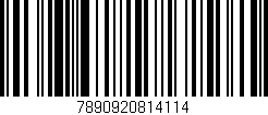 Código de barras (EAN, GTIN, SKU, ISBN): '7890920814114'