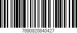 Código de barras (EAN, GTIN, SKU, ISBN): '7890920840427'