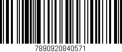 Código de barras (EAN, GTIN, SKU, ISBN): '7890920840571'