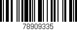 Código de barras (EAN, GTIN, SKU, ISBN): '78909335'