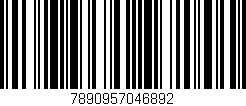 Código de barras (EAN, GTIN, SKU, ISBN): '7890957046892'