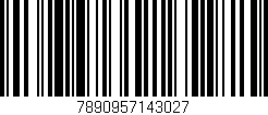 Código de barras (EAN, GTIN, SKU, ISBN): '7890957143027'