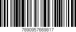 Código de barras (EAN, GTIN, SKU, ISBN): '7890957669817'