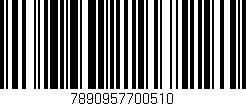 Código de barras (EAN, GTIN, SKU, ISBN): '7890957700510'