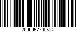 Código de barras (EAN, GTIN, SKU, ISBN): '7890957700534'