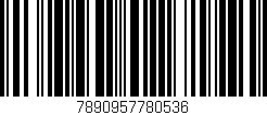 Código de barras (EAN, GTIN, SKU, ISBN): '7890957780536'