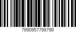 Código de barras (EAN, GTIN, SKU, ISBN): '7890957799798'