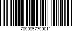 Código de barras (EAN, GTIN, SKU, ISBN): '7890957799811'