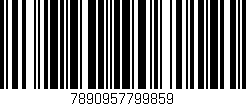 Código de barras (EAN, GTIN, SKU, ISBN): '7890957799859'