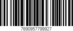 Código de barras (EAN, GTIN, SKU, ISBN): '7890957799927'