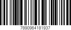 Código de barras (EAN, GTIN, SKU, ISBN): '7890964181937'